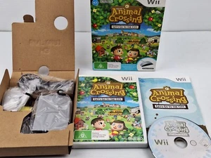 Nintendo Wii Animal Crossing Lets Go to the City Game (PAL) + Wii Speak 2008 - Picture 1 of 6