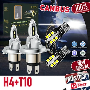 MODIGT LED H4+T10 Headlight Globe For Volkswagen Up! Hatchback 2012 2013 2014 - Picture 1 of 24