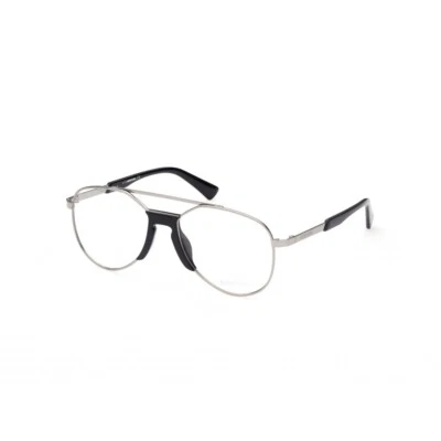 Diesel DL 5401 014 Silver Metal Aviator Optical Eyeglasses Frame 56-17-145 RX - Image 1 of 4