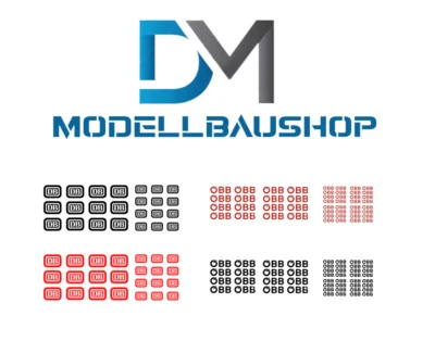 DM-MODELLBAUSHOP Deutsche Bahn DB ÖBB Naßschiebebild Decal H0 1/87