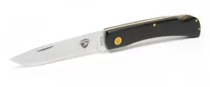 Taschenmesser HIPPEKNIEP Messer Klappmesser Backlock Sportmesser schwarz Eiche 3 - Bild 1 von 6