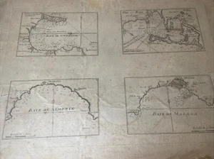 Roux. Recueil des principaux plan des Ports et Rades de la Mer Mediterranée  - Foto 1 di 13