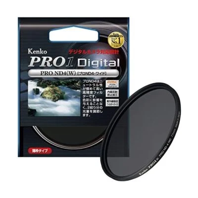 Kenko Camera Filter PRO1D Pro ND4 (W) 77mm for light quantity adjustment 277 JP - Image 1 of 4