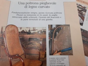Restauro Fai Da Te scheda tecnica Una poltrona pieghevole di legno curvato - Picture 1 of 2