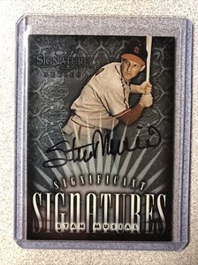 1998 Donruss Significant Signatures Stan Musial On-Card Auto Cardinals HOF /2000