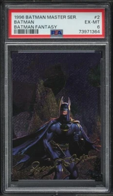 1996 Skybox Batman Master Series Fantasy Batman #2 PSA 6 - Image 1 of 2