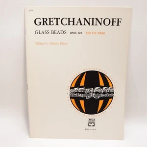 Gretchaninoff Perline di Vetro Op 123 Canzoniere Spartiti Spartiti 1996 Alfred Music - Foto 1 di 7