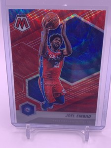 JOEL EMBIID 2020-21 MOSAIC Red Wave 76ers #164