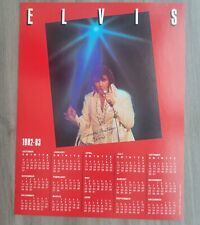 Elvis Presley 1982-83 Wall Calendar RCA
