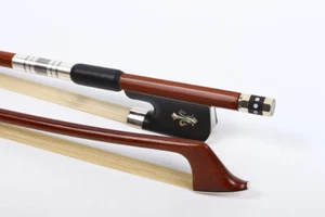 New 4/4 Cello Bow Brazilwood Ebony frog Straight Advance AAA Bow Hair - Picture 1 of 6