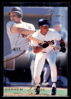 1993 Flair Darren Lewis #143 San Francisco Giants - Image 1 of 2