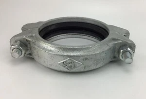 SCI VERZINKTE FLEXIBLE RILLENKUPPLUNG MIT DICHTUNG KOSTENLOSER VERSAND - Bild 1 von 3