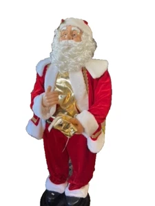 Singing & Dancing Santa 50” Sound Activated Tall By Midwestern Home Pro. G.C. - Picture 1 of 4