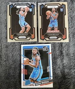 Cason Wallace Card Lot 2023-24 Rookie Prizm Donruss Monopoly Base (3) Lot - Picture 1 of 2