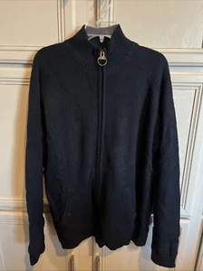 Suéter Barbour Para Hombre Cremallera Completa Talla XL USADO EN EXCELENTE ESTADO - Imagen 1 de 13