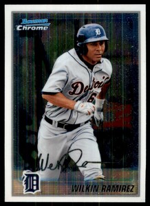 2010 Bowman Chrome Prospects Autographs Wilkin Ramirez Detroit Tigers #BCP191