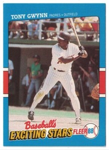 1988 Fleer Baseball's Exciting Stars - Box Set #17 Tony Gwynn