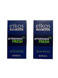 After Shave Fresh Elkos Männer Herren Gesicht Eau de Toilette Set = 2 Stück - Bild 1 von 5