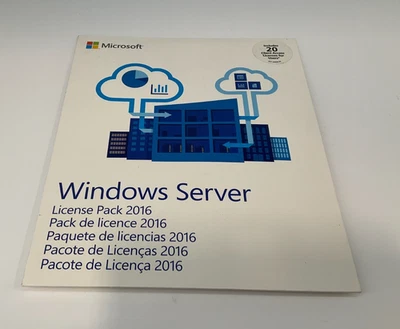 Microsoft Windows Server 2016 20 CAL R18-04938 CG0TY ✅❤️️✅❤️️ ¡NUEVO! ¡SELLADO! Foto 1 de 3