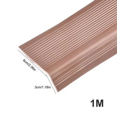 Stylish and Practical Stair Edge Protector Available in Brown Black and Grey - Image 1 of 4