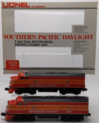 Lionel 6-8260 O Gauge Southern Pacific F3 AA Diesel Locomotive Set #8260/8262 EX - Image 1 of 4