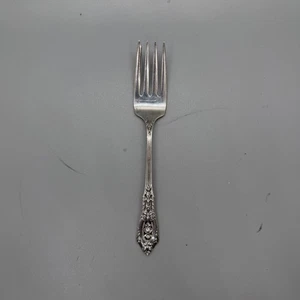 Wallace ROSE POINT Sterling Silver 6 3/8" Salad Fork 1.2 oz - Replacement - Picture 1 of 6