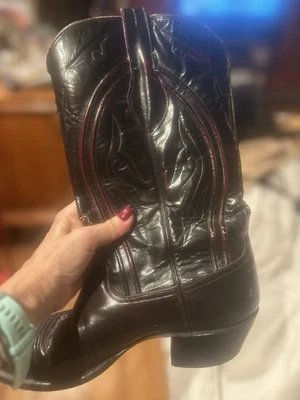 Мужские ковбойские сапоги из натуральной кожи  - Изображение 1 из 4