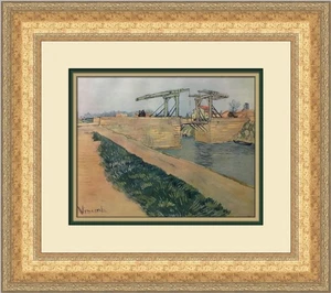 Vincent Van Gogh The Drawbridge Custom Framed Print - Picture 1 of 2