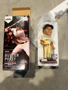 2013 Buster Posey Bobblehead 2012 Toyota World Champions - Missing Award - Bild 1 von 3