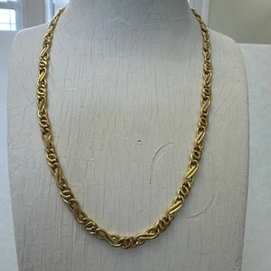Vintage 18k Yellow Gold Necklace Chain - Picture 1 of 12