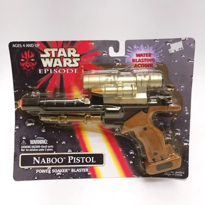 Star Wars Episodio I Naboo Pistola Power Soaker Blaster LARAMI en tarjeta  Foto 1 de 4