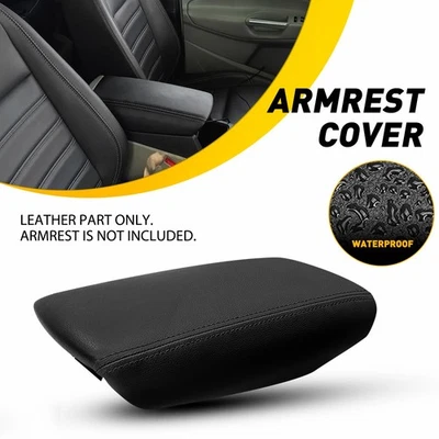 Крышка подлокотника центральная консоль чехол подушечка для 2017-2019 Ford Escape кожа черная - Изображение 1 из 4