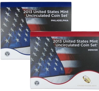 2013 P & D US Uncirculated Mint Set 28 Coin United States Philadelphia & Denver - Image 1 of 3