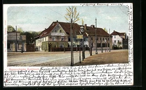 Eutritzsch, Gasthaus Gosenschänke, Ansichtskarte 1904 - Picture 1 of 2