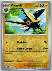 Vikavolt 056/162 Reverse Holo SV05: Temporal Forces NM - Picture 1 of 2