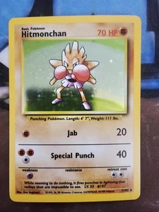 Hitmonchan 007/102 Base Set Holo NEAR MINT!!!! - Picture 1 of 10