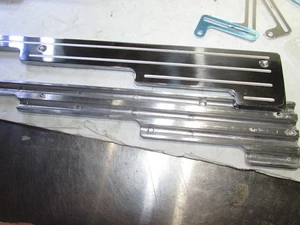 NEW CHROME BILLET ALUMINUM WIRE LOOM SET - CHEVY/FORD/MOPAR - Picture 1 of 7