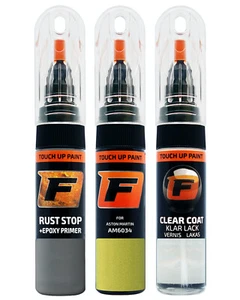 for ASTON MARTIN AM6034 LIME ESSENCE TOUCH UP PAINT Pen Kit Scratch Repair Set - Picture 1 of 9