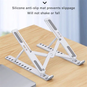 Support pour ordinateur portable ordinateur portable pliable table réglable portable paresseux ordinateur bureau - Photo 1/14