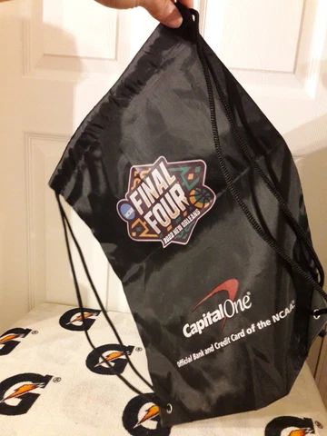 NCAA 2022 Men's Final Four DRAW STRING Bag Kansas Jayhawks UNC Duke Villanova Cover