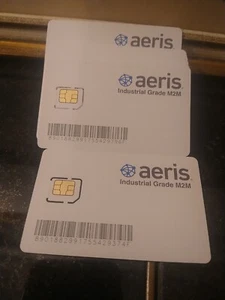 100 PIEZAS TARJETAS SIM Aeris Grado Industrial M2M - Imagen 1 de 4
