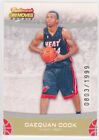2007-08 Topps Trademark Moves Basketball Daequan Cook Rc /1999 #78