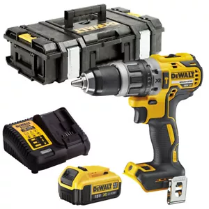 Dewalt DCD796N 18V XR Brushless Combi Drill 1 x 4.0Ah Battery Charger & Case - Picture 1 of 7