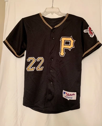 Majestic Authentic Andrew McCutchen Pittsburgh Pirates Jersey Black Size 36 Cover