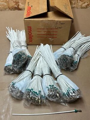 378x Lot Aptiv 6.35 6.3mm APEX Female Sealed Terminal Connector w/ 12" 8AWG Wire - Image 1 of 4
