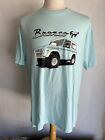 Ford Bronco (2021) Official Men's Red Jacket Brass Tracks Retro T-Shirt Size Xl