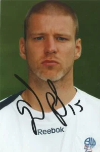 BOLTON: GRETAR STEINSSON SIGNED 6x4 PORTRAIT PHOTO+COA  - Picture 1 of 1