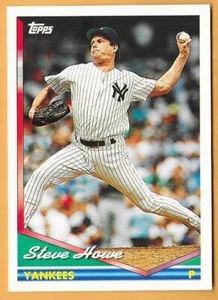 STEVE HOWE YANQUIS DE NUEVA YORK #637 - TOPPS CASI NUEVO - MONTADO 1994 - Imagen 1 de 2