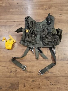 US Military Aircrew CMU-33/P22P-18 SURVIVAL VEST (OD) 5-GP e tasche per coltelli 08KНЗ - Foto 1 di 24
