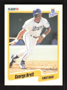 1990 Fleer Baseball Card George Brett #103 Kansas City Royals